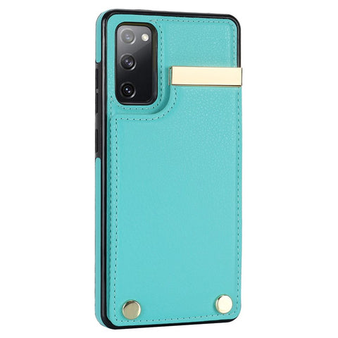 For Samsung Galaxy S20 FE 5G /  S20 FE / S20 FE 2022 / S20 Lite Cell Phone Case TPU+PU Leather Card Holder Cover