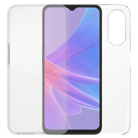 For Oppo A78 5G / A58 5G / A58x 5G Phone Case Acrylic + TPU Cover with PET Screen Protector
