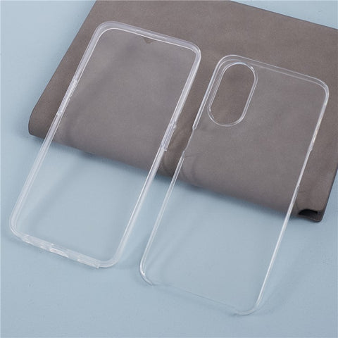 For Oppo A78 5G / A58 5G / A58x 5G Phone Case Acrylic + TPU Cover with PET Screen Protector
