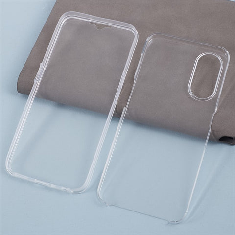 For Oppo A78 5G / A58 5G / A58x 5G Phone Case Acrylic + TPU Cover with PET Screen Protector