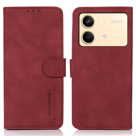 KHAZNEH For Xiaomi Redmi Note 13R Pro 5G Case TPU+PU Leather Wallet Stand Phone Cover
