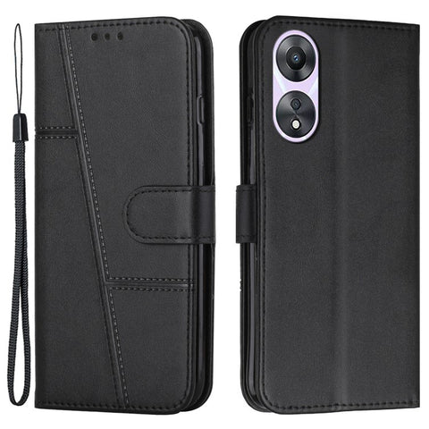 For Oppo A58 5G / A78 5G / A58x 5G / A1x 5G / A1 Vitality Edition / A2x 5G Leather Case Phone Wallet Stand