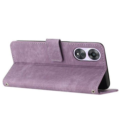 For Oppo A58 5G / A58x 5G / A78 5G / A1x 5G / A1 Vitality Edition / A2x 5G Leather Case Skin Touch Phone Cover