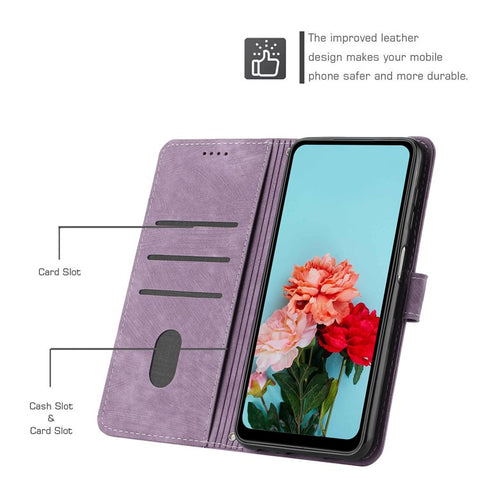 For Oppo A58 5G / A58x 5G / A78 5G / A1x 5G / A1 Vitality Edition / A2x 5G Leather Case Skin Touch Phone Cover