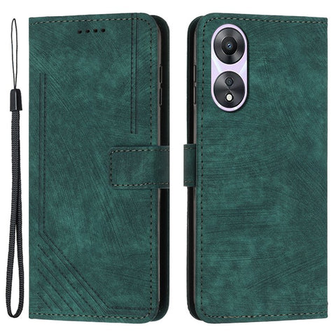 For Oppo A58 5G / A58x 5G / A78 5G / A1x 5G / A1 Vitality Edition / A2x 5G Leather Case Skin Touch Phone Cover