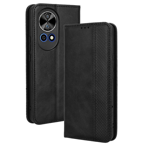 For Huawei nova 13 4G / nova 13 5G / nova 12 5G Cell Phone Case Shockproof Magnetic Closing PU Leather Stand Wallet Cover