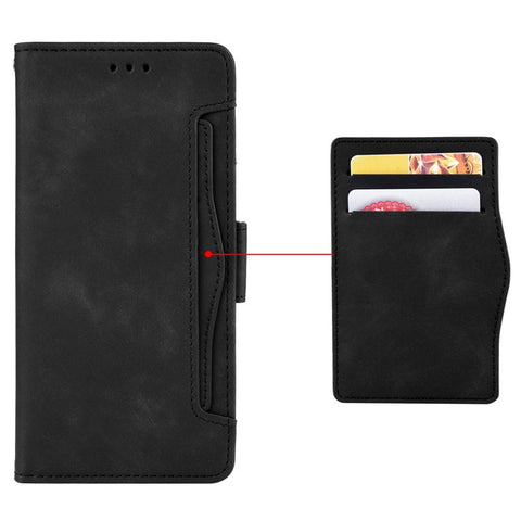 For Huawei nova 13 4G / nova 13 5G / nova 12 5G Case Anti-Scratch PU Leather Phone Shell Stand Multiple Card Slots Cover