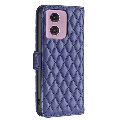 BINFEN COLOR BF Style-14 For Motorola Moto E14 4G / G04 4G / G04s 4G / G24 4G Matte Leather Case Wallet Phone Cover