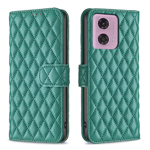 BINFEN COLOR BF Style-14 For Motorola Moto E14 4G / G04 4G / G04s 4G / G24 4G Matte Leather Case Wallet Phone Cover
