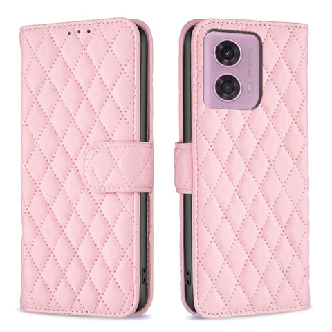 BINFEN COLOR BF Style-14 For Motorola Moto E14 4G / G04 4G / G04s 4G / G24 4G Matte Leather Case Wallet Phone Cover