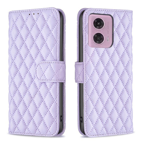 BINFEN COLOR BF Style-14 For Motorola Moto E14 4G / G04 4G / G04s 4G / G24 4G Matte Leather Case Wallet Phone Cover