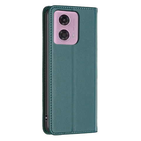 BINFEN COLOR BF18 For Motorola Moto E14 4G / G04 4G / G04s 4G / G24 4G Leather Case Stand Phone Cover Card Slots