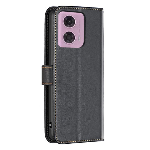 BINFEN COLOR BF17 For Motorola Moto E14 4G / G04 4G / G04s 4G / G24 4G Leather Case Drop-Proof Phone Cover