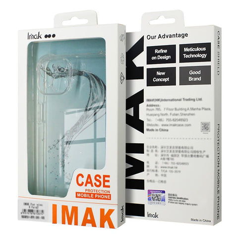 IMAK for Xiaomi Redmi 13C 5G / Redmi 13R 5G Clear TPU Case Anti-drop Airbag Protection