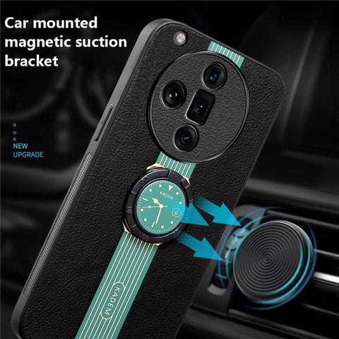 KADEM For Oppo Find X7 Ultra Cell Phone Case Watch Pattern Electroplating Back Guard Cover
