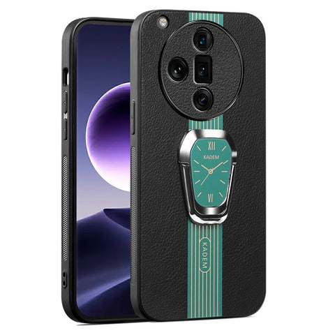 KADEM For Oppo Find X7 Ultra Case Electroplating Kickstand Phone Shell