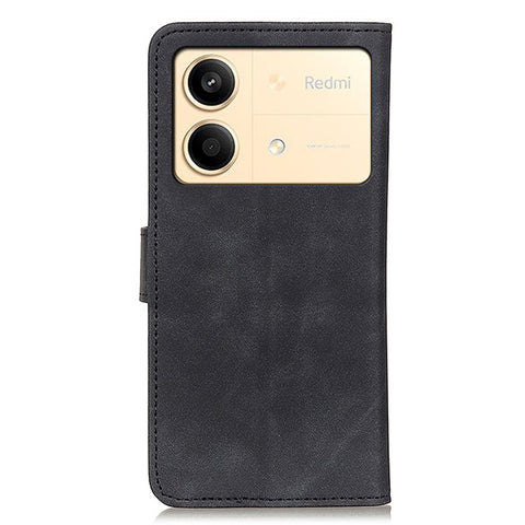 KHAZNEH For Xiaomi Redmi Note 13R Pro 5G Cell Phone Case Leather Retro Style Stand Cover