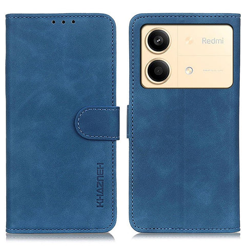 KHAZNEH For Xiaomi Redmi Note 13R Pro 5G Cell Phone Case Leather Retro Style Stand Cover