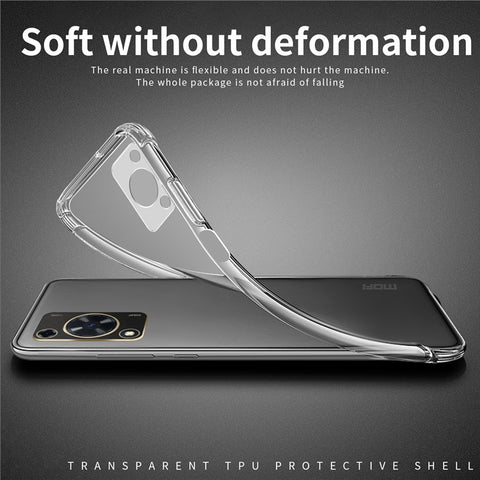 MOFI For Huawei Enjoy 70 4G / nova Y72 4G Anti-Scratch TPU Phone Case Cover HD Transparent Phone Shell