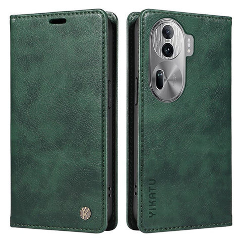 YIKATU YK-006 For Oppo Reno11 Pro 5G (Global) Case Magnetic Auto Closing PU Leather Wallet Phone Cover