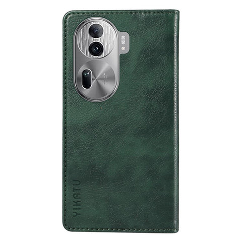 YIKATU YK-006 For Oppo Reno11 Pro 5G (Global) Case Magnetic Auto Closing PU Leather Wallet Phone Cover