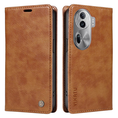 YIKATU YK-006 For Oppo Reno11 Pro 5G (Global) Case Magnetic Auto Closing PU Leather Wallet Phone Cover