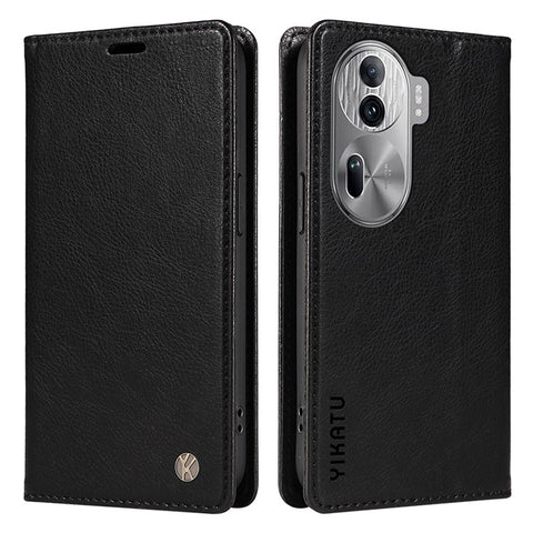 YIKATU YK-006 For Oppo Reno11 Pro 5G (Global) Case Magnetic Auto Closing PU Leather Wallet Phone Cover