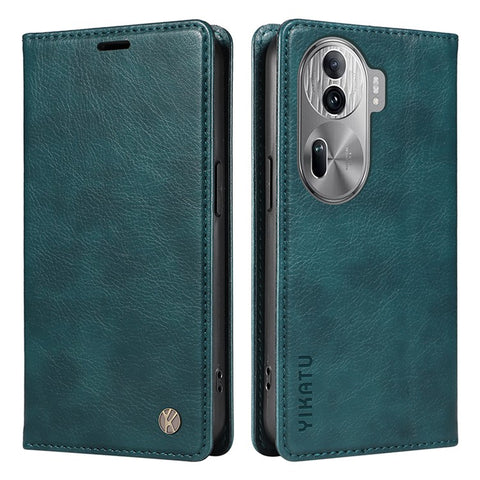 YIKATU YK-006 For Oppo Reno11 Pro 5G (Global) Case Magnetic Auto Closing PU Leather Wallet Phone Cover