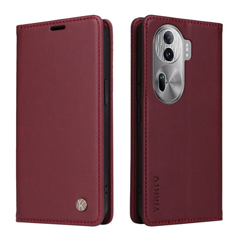 YIKATU YK-001 For Oppo Reno11 Pro 5G (Global) Wallet Case Flip Leather Cover Folding Stand