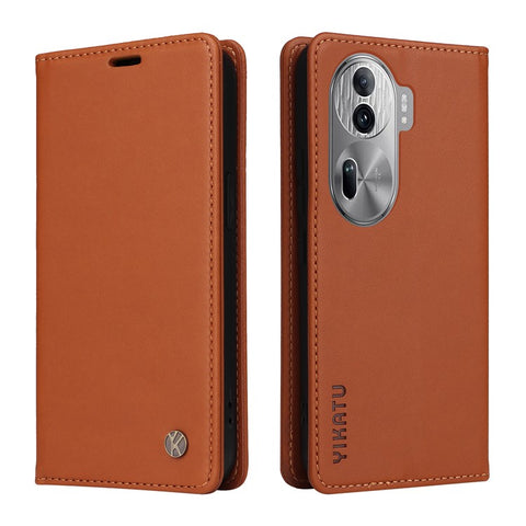 YIKATU YK-001 For Oppo Reno11 Pro 5G (Global) Wallet Case Flip Leather Cover Folding Stand