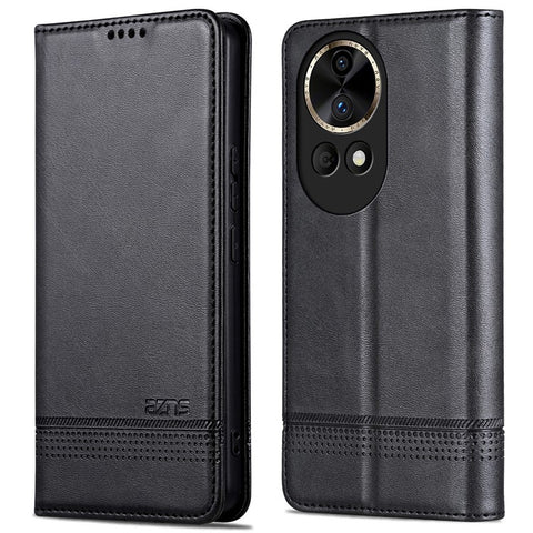 AZNS Wallet Case for Huawei nova 12 5G Leather Phone Cover Folding Stand