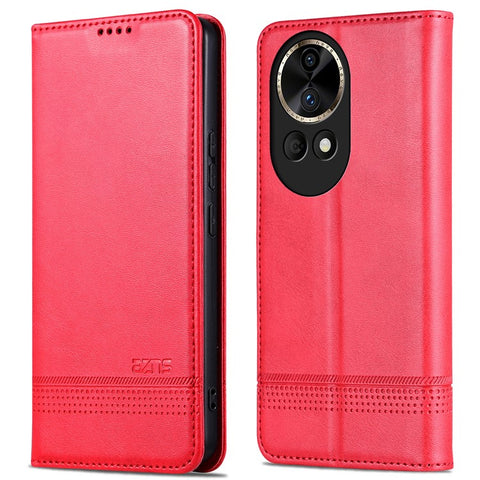 AZNS Wallet Case for Huawei nova 12 5G Leather Phone Cover Folding Stand