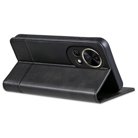 AZNS For Huawei nova 12 Pro 5G / nova 12 Ultra 5G Wallet Case Magnetic Closing Leather Cover