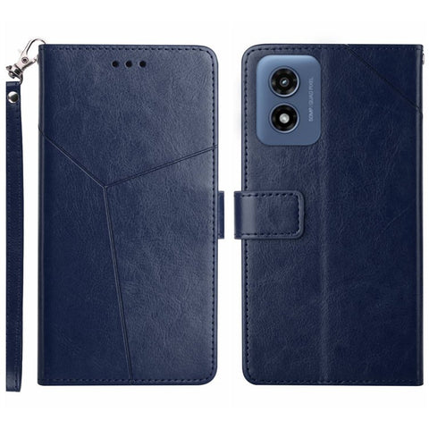 HT01 For Motorola Moto G Play 5G (2024) / Moto G 5G (2024) Wallet Case Leather Cover with Stand