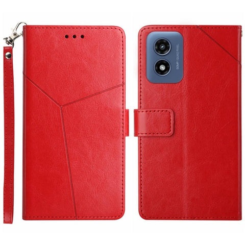 HT01 For Motorola Moto G Play 5G (2024) / Moto G 5G (2024) Wallet Case Leather Cover with Stand