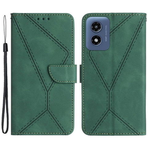 HT05 For Motorola Moto G Play 5G (2024) / Moto G 5G (2024) Wallet Case PU Leather Phone Cover
