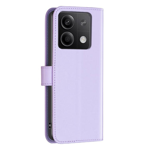 BINFEN COLOR BF17 For Xiaomi Redmi Note 13 4G Leather Phone Case Folio Stand View Cover