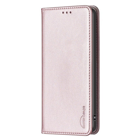 BINFEN COLOR BF18 For Xiaomi Redmi Note 13 4G Phone Case Card Holder Cover Magnetic Absorption