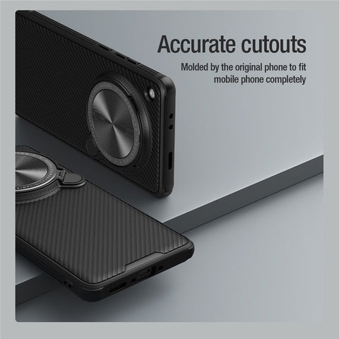 NILLKIN CamShield Prop Magnetic Series for Oppo Find X7 Ultra Phone Case Lens Cover Kickstand
