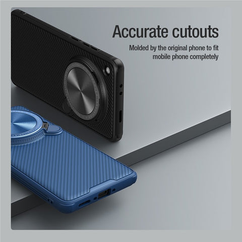 NILLKIN CamShield Prop Series for Oppo Find X7 Ultra Kickstand Phone Case with Lens Cover