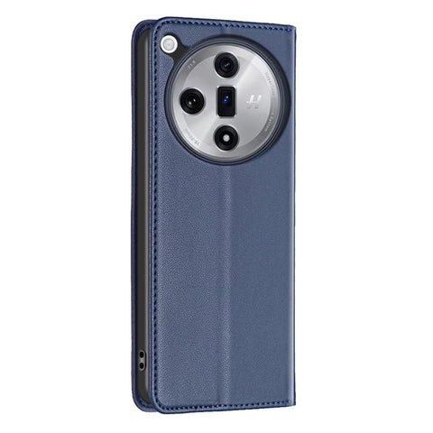 BINFEN COLOR BF18 For Oppo Find X7 5G Phone Case Leather Cover with Card Slots