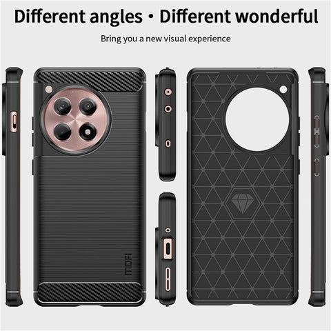 MOFI JK TPU Series-1 For OnePlus Ace 3 5G / 12R 5G TPU Case Brushed Surface Phone Cover