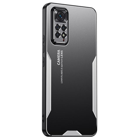 For Xiaomi Redmi Note 11 Pro Case Aluminium Alloy+TPU+PC Airbag Protection Phone Cover