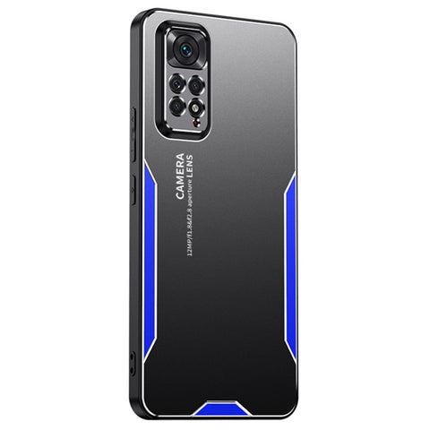 For Xiaomi Redmi Note 11 Pro Case Aluminium Alloy+TPU+PC Airbag Protection Phone Cover