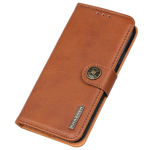 KHAZNEH For Oppo Reno11 Pro 5G (Global) / Reno11 (China) 5G Leather Wallet Phone Case Cowhide Texture