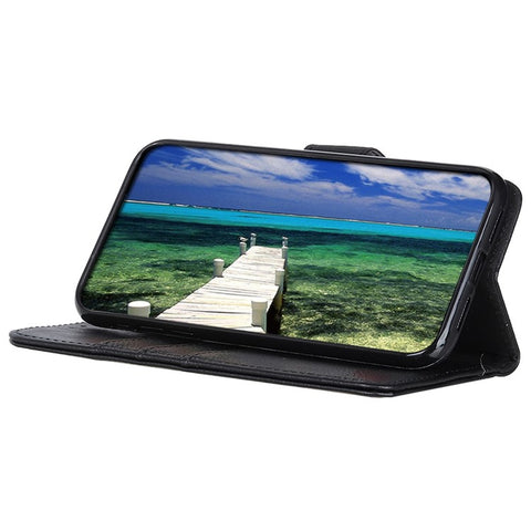 KHAZNEH For Oppo Reno11 Pro 5G (Global) / Reno11 (China) 5G Leather Wallet Phone Case Cowhide Texture
