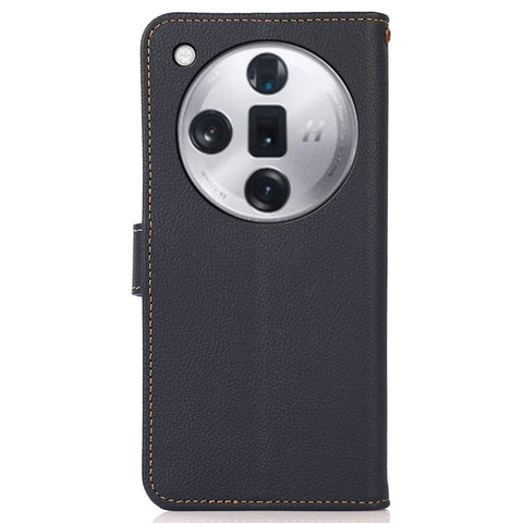 KHAZNEH For Oppo Find X7 5G Phone Case Stand Cover RFID Blocking Wallet