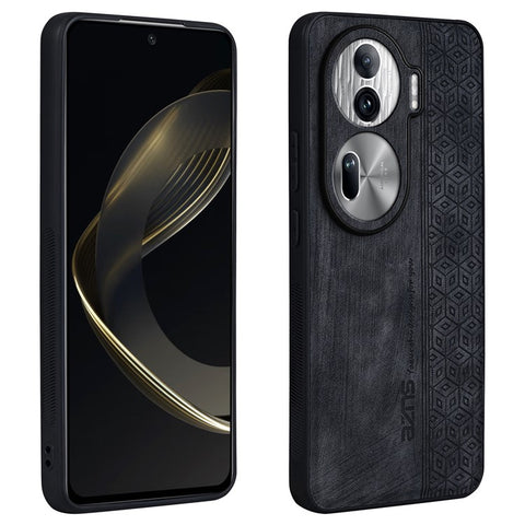 AZNS For Oppo Reno11 Pro 5G (Global) / Reno11 (China) 5G Case Imprinted PU Leather Coated TPU Phone Cover