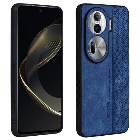 AZNS For Oppo Reno11 Pro 5G (Global) / Reno11 (China) 5G Case Imprinted PU Leather Coated TPU Phone Cover