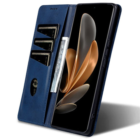 AZNS For Oppo Reno11 Pro 5G (Global) / Reno11 (China) 5G PU Leather Case Card Slots Wallet Phone Cover